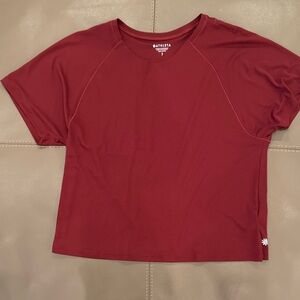 Athleta Women's Short Sleeve Maroon Tee